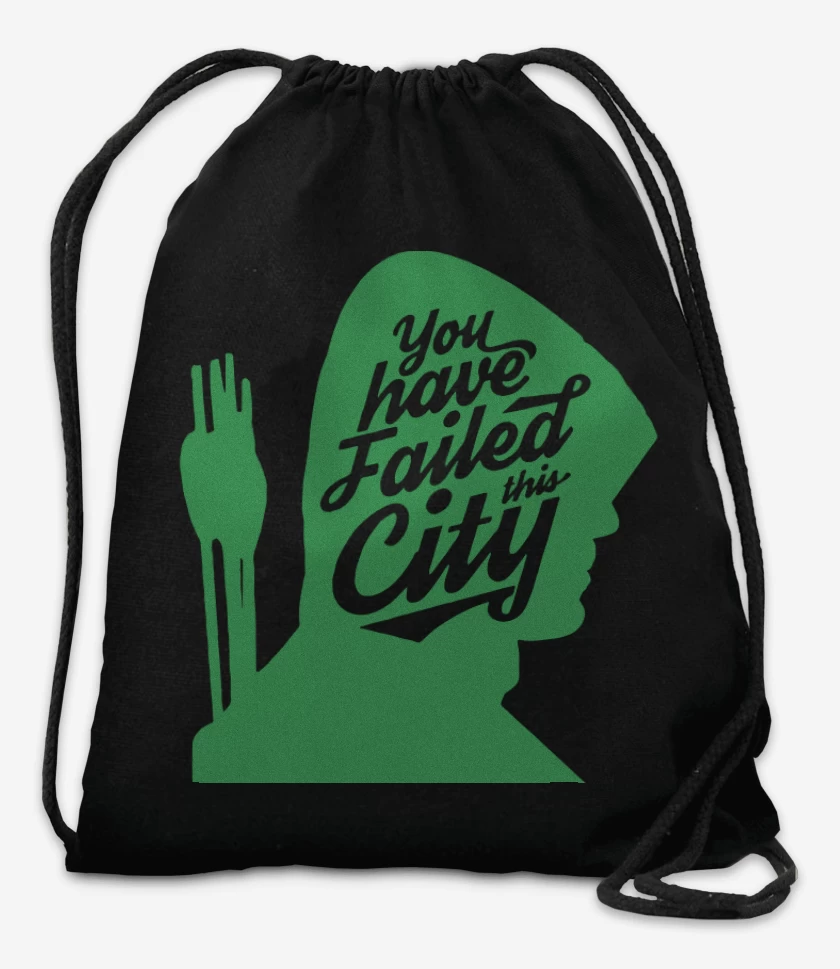 Mochila Negro de Arrow - You Have Failed