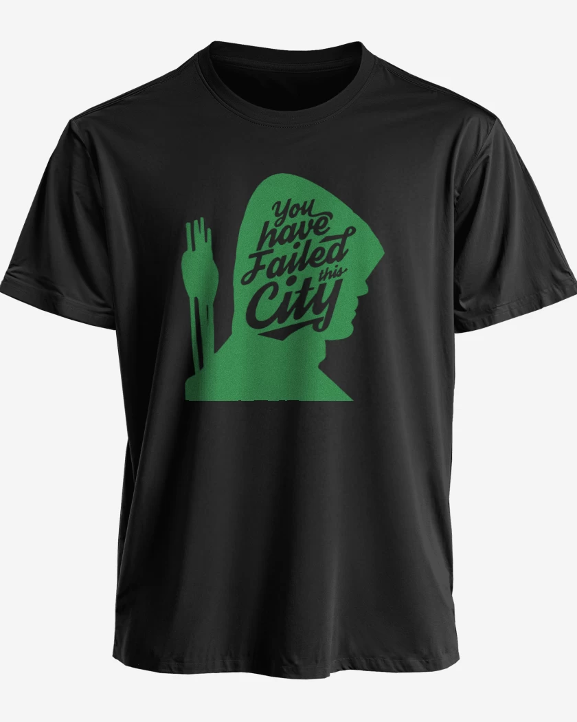 Polera premium Negro de Arrow - You Have Failed