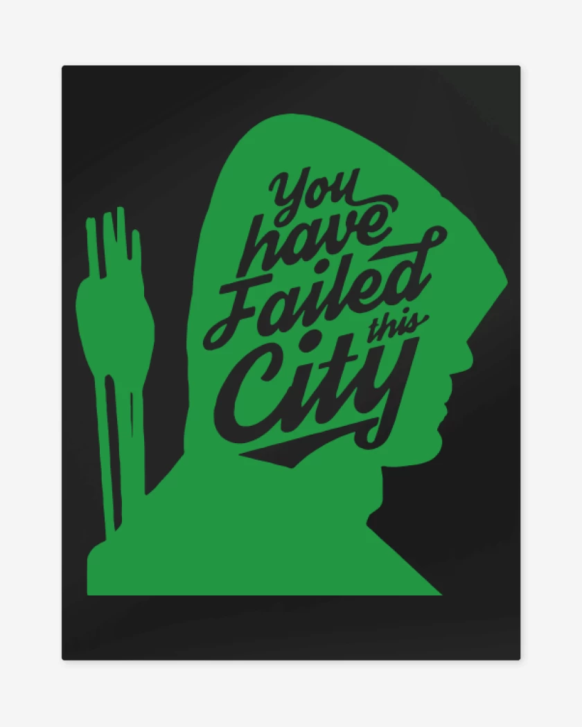 Print metalico Arrow - You Have Failed