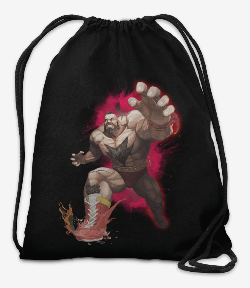 Mochila Negro de Zangief