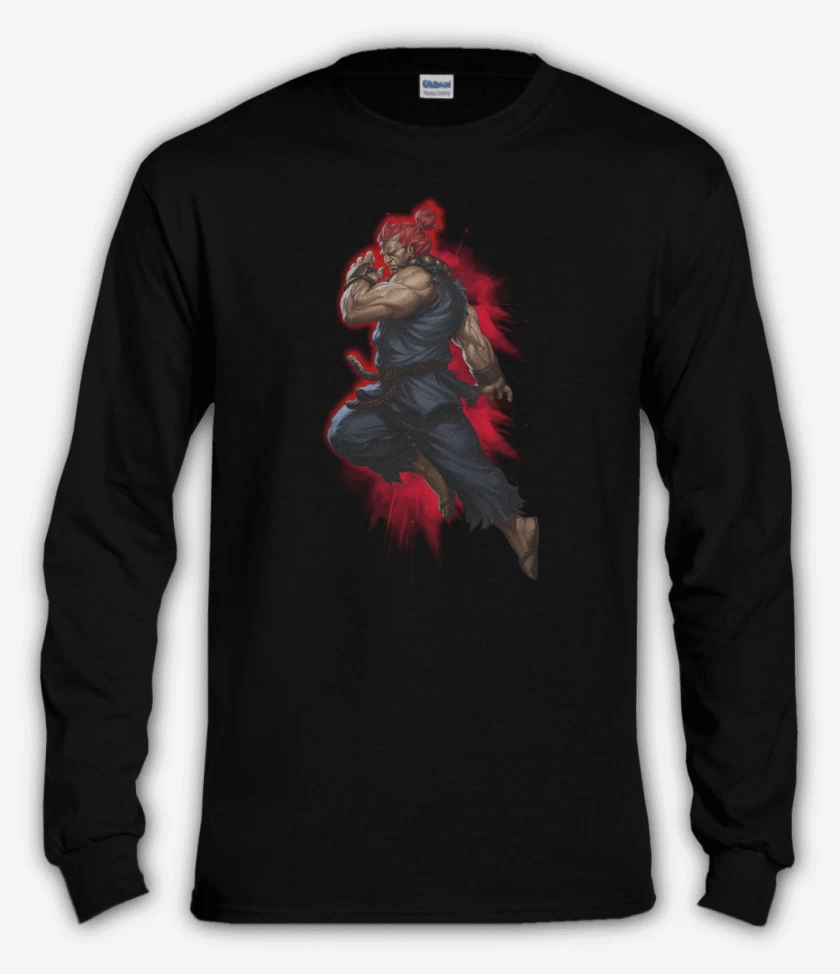 Polera manga larga Negro de Akuma