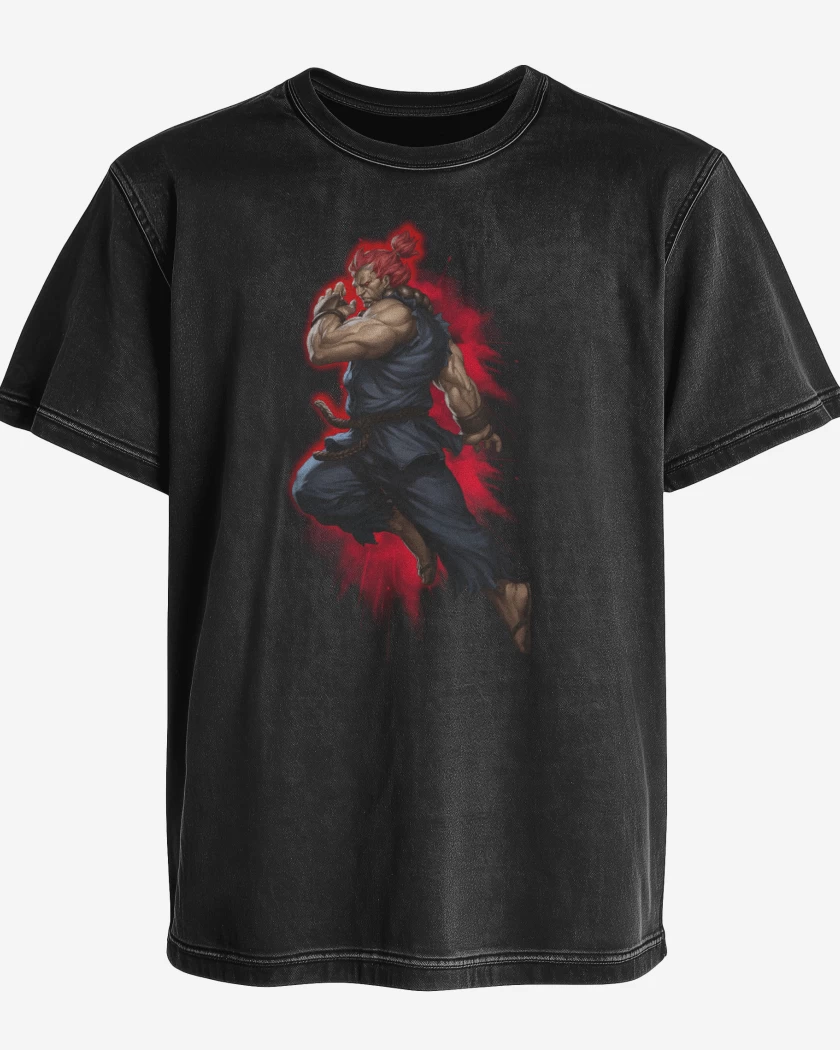 Polera desgastada Akuma