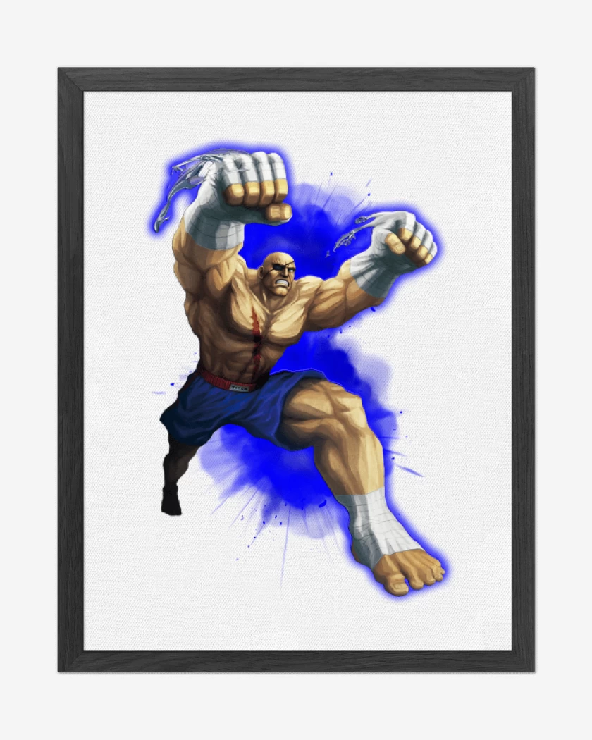 Cuadro decorativo Blanco de Sagat