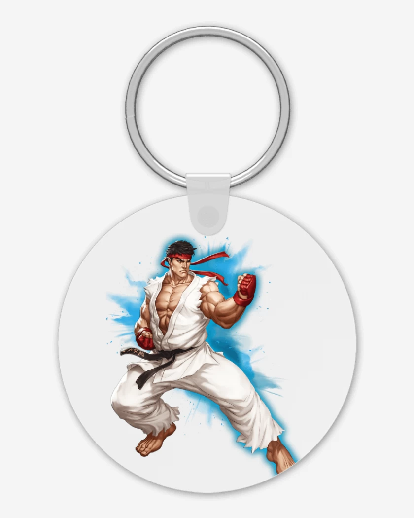 Llavero Blanco de Ryu