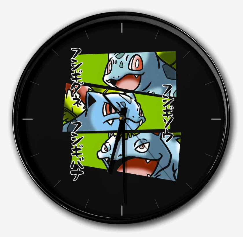 Reloj Negro de Tipo Planta Definitivo