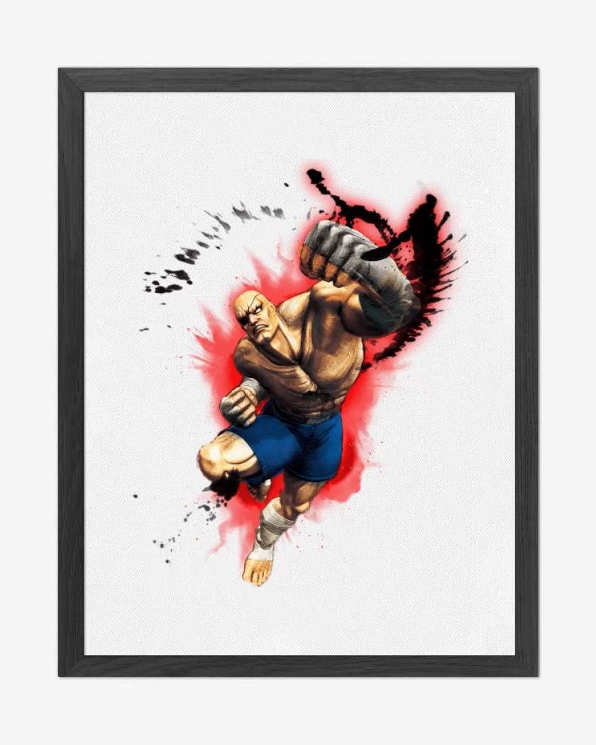 Cuadro decorativo Blanco de Sagat 2