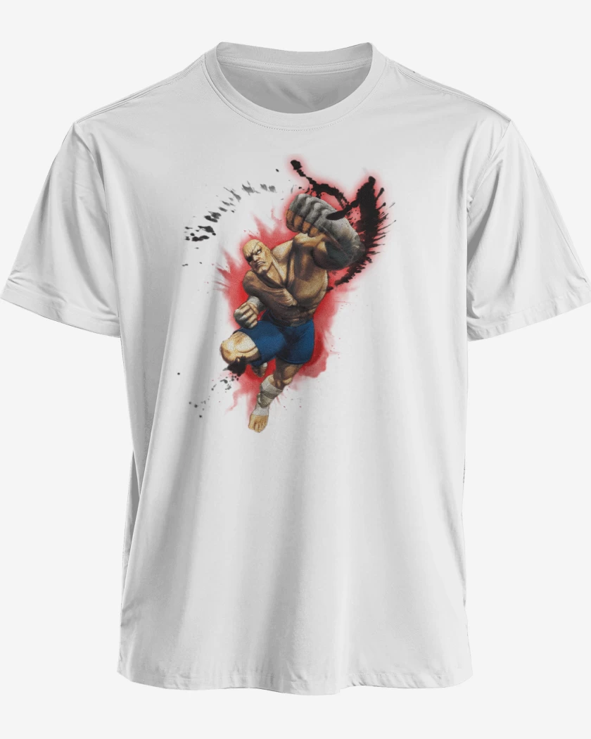 Polera premium Blanco de Sagat 2