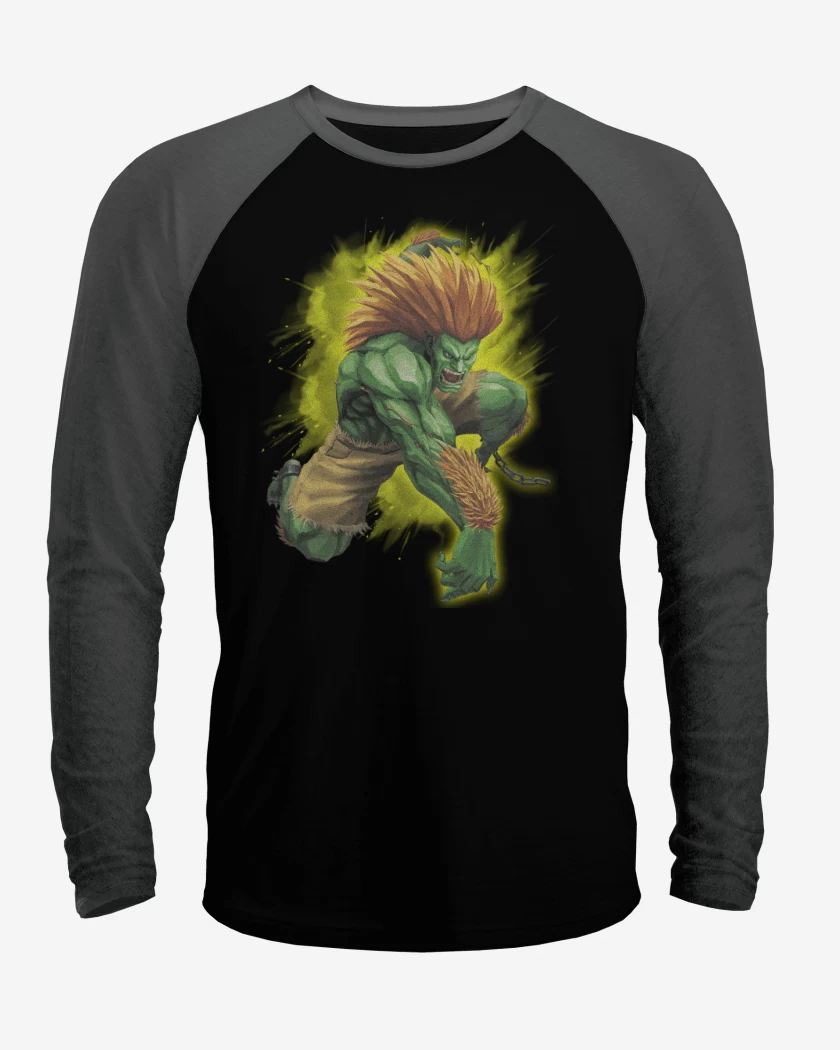 Polera Raglan Blanca