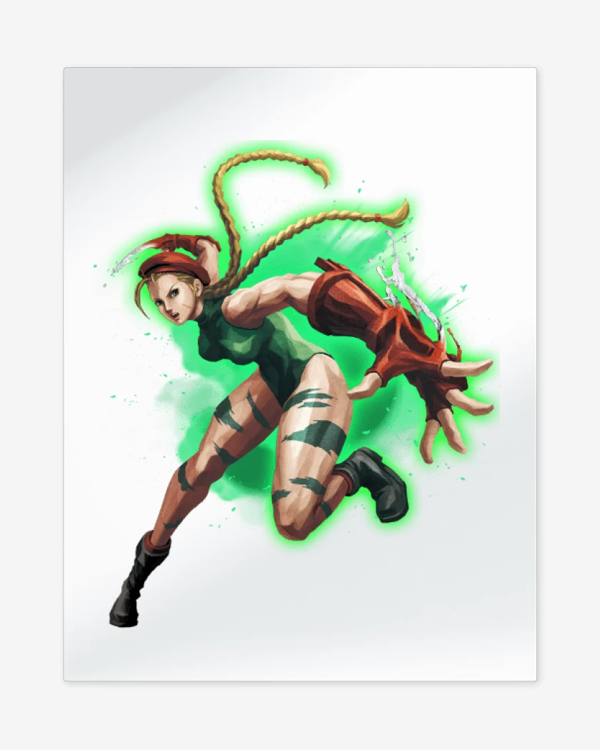 Print metalico Blanco de Cammy