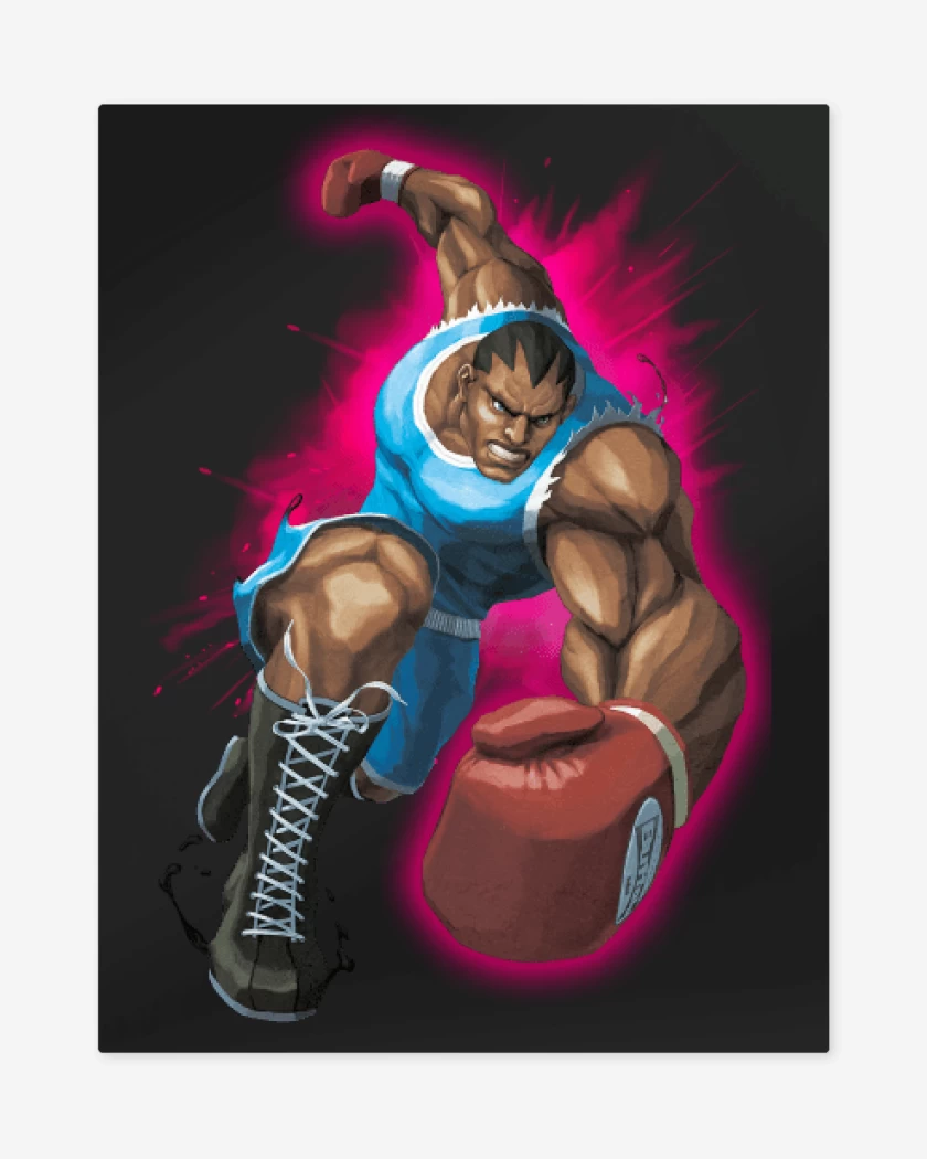 Print metalico Negro de Balrog