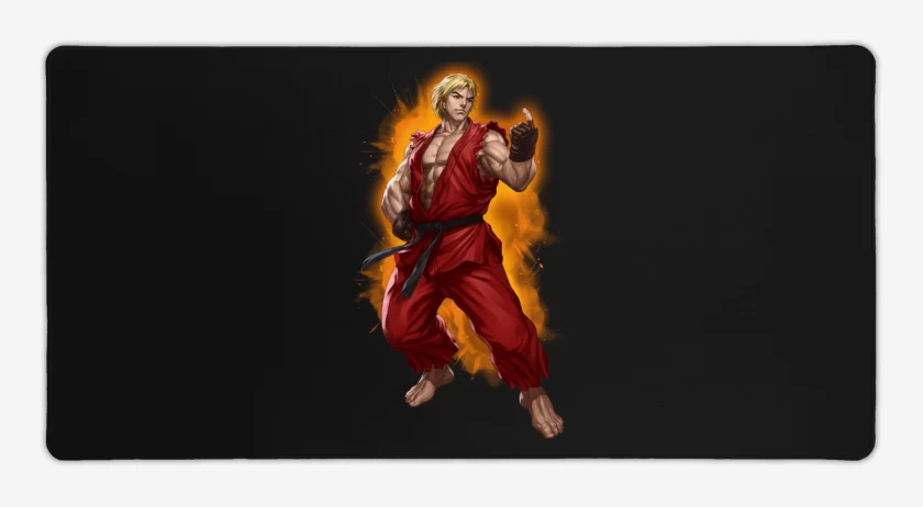 Mouse pad Gamer Negro de Ken