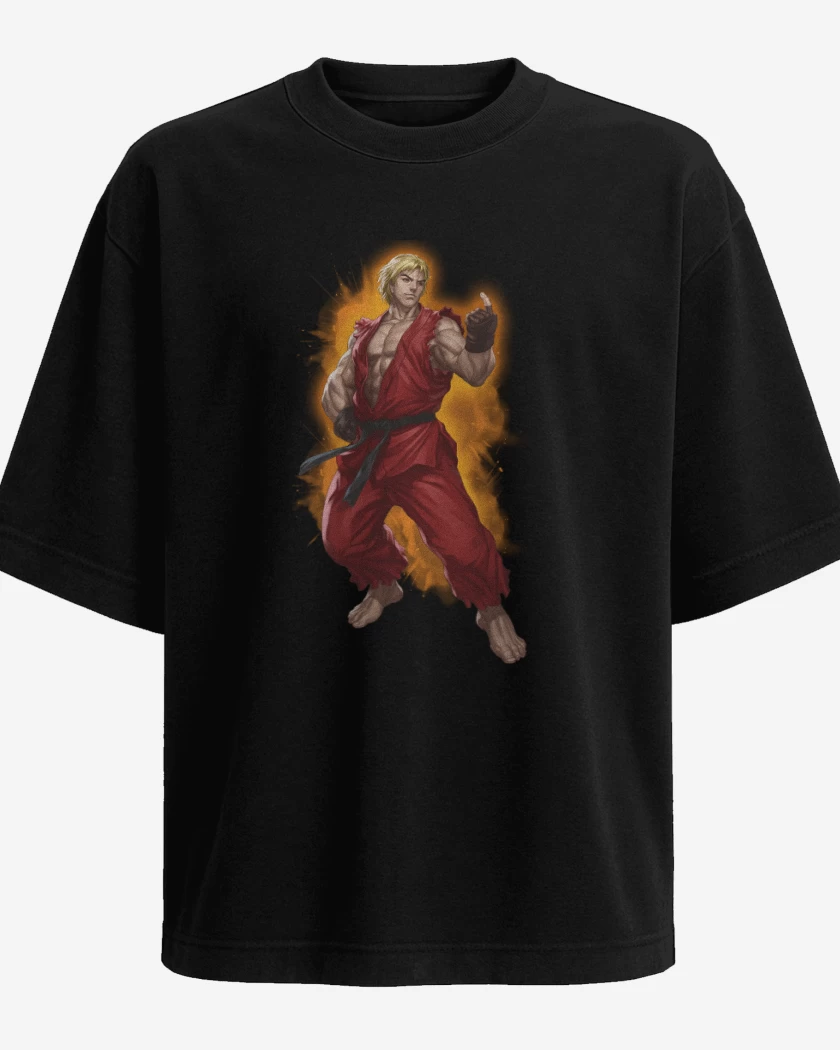 Polera Oversize Negro de Ken