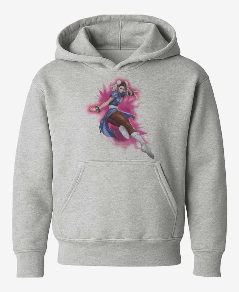 Poleron de niño Gris Melange de Chun-li