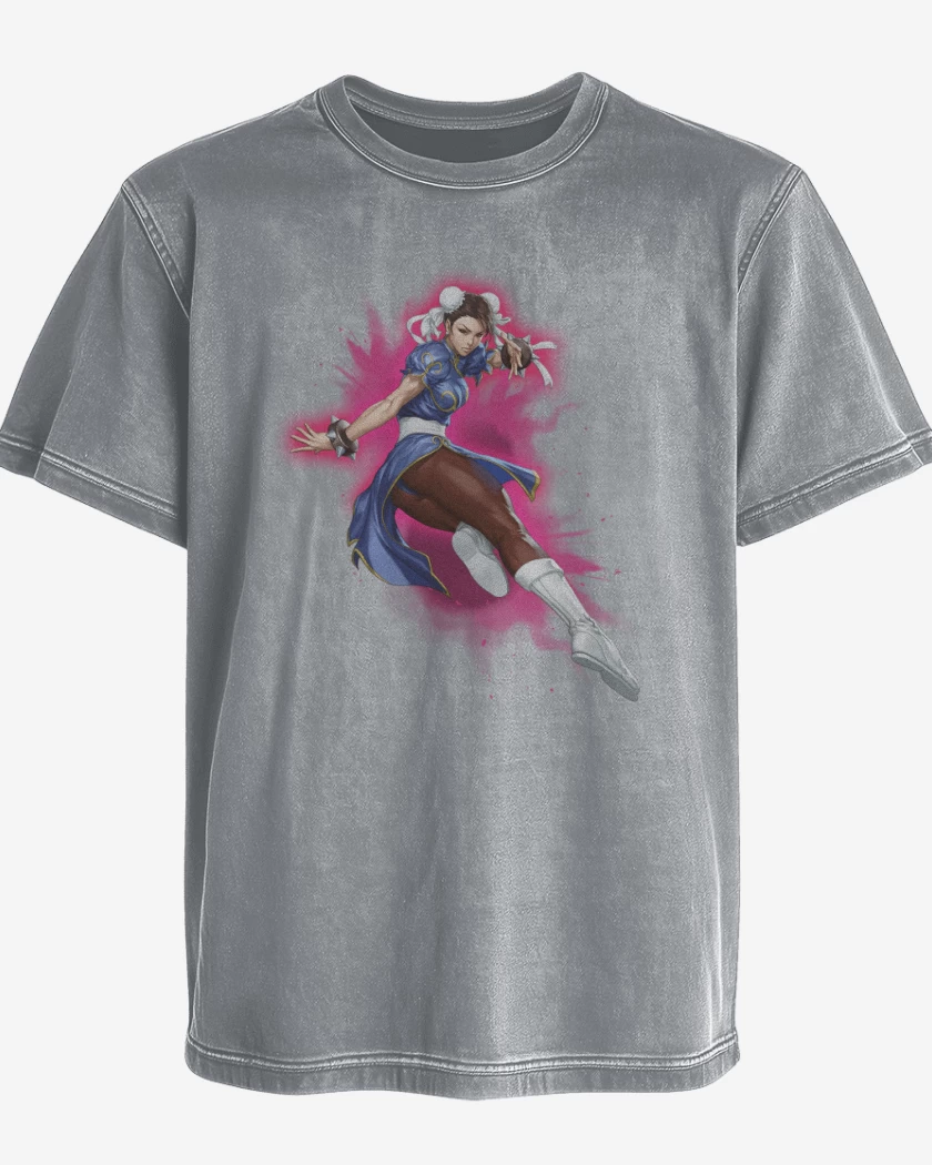 Polera desgastada Chun-li