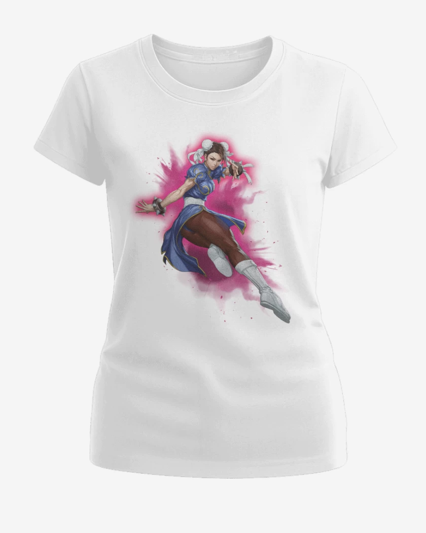 Polera de Mujer Blanco de Chun-li