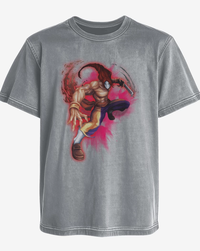 Polera desgastada Gris Melange de Vega