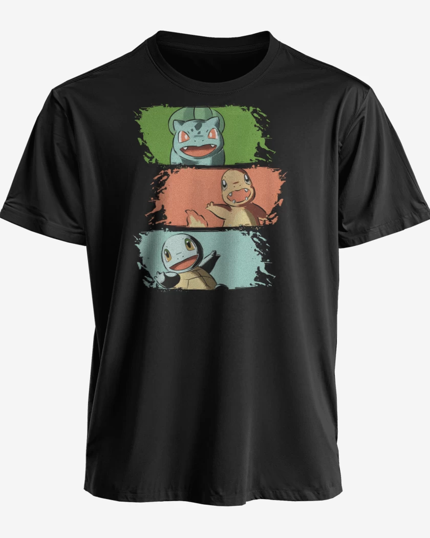 Polera premium Negro de Iniciales