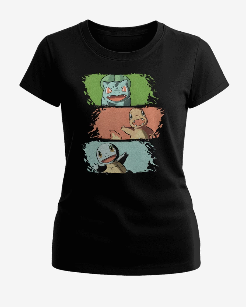 Polera de Mujer Negro de Iniciales