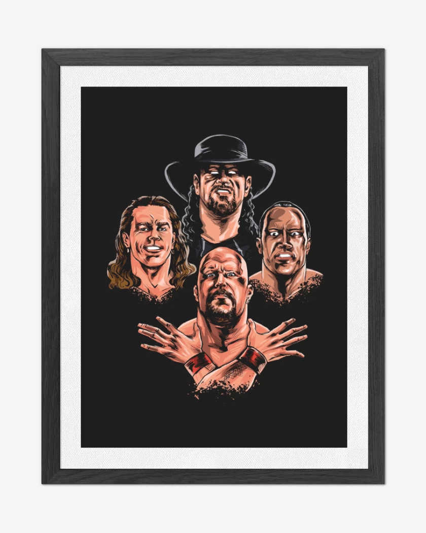 Cuadro decorativo Negro de Wrestle Rhapsody