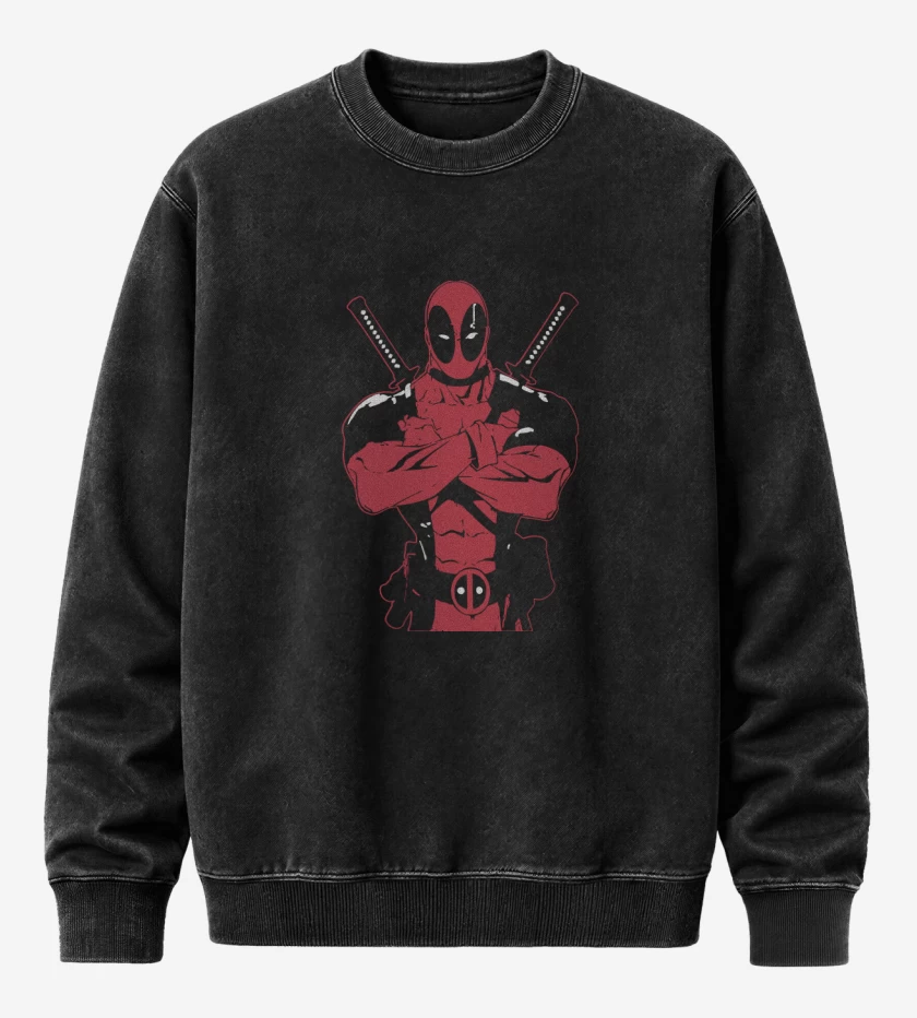Poleron Polo Acid Wash Pozo de la muerte 5