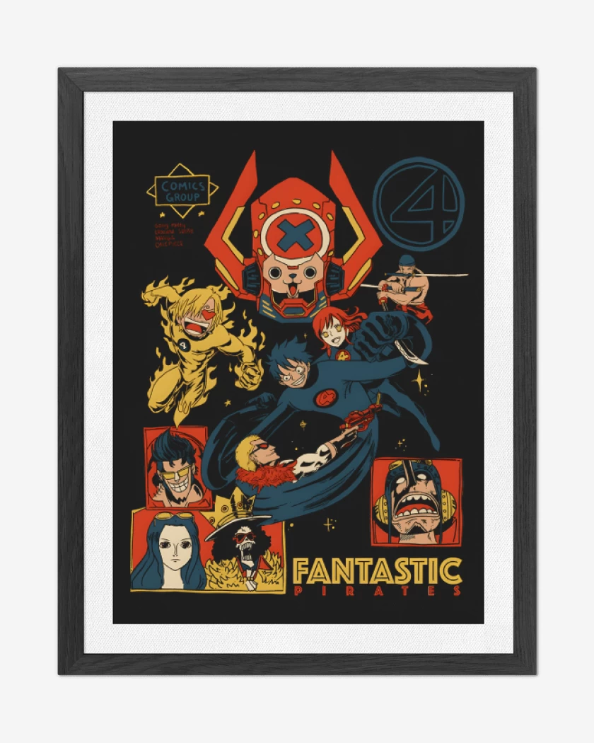 Cuadro decorativo Negro de Fantastic Pirates