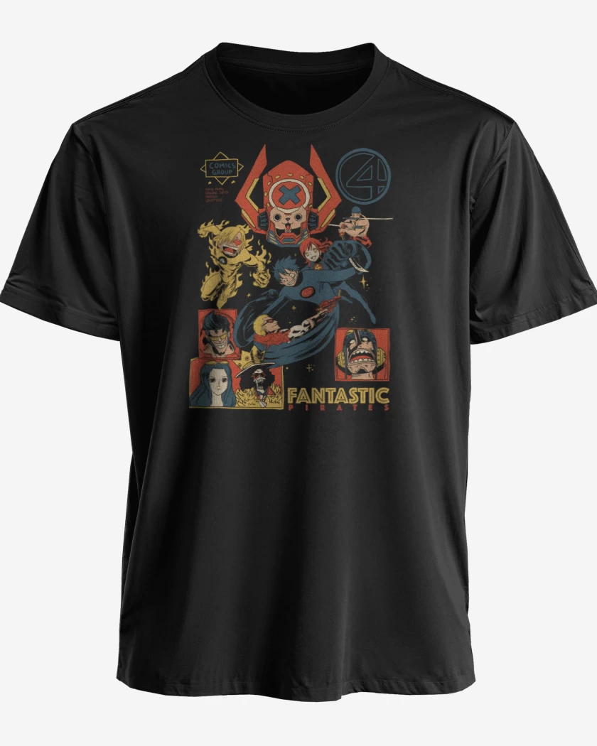Polera premium Negro de Fantastic Pirates
