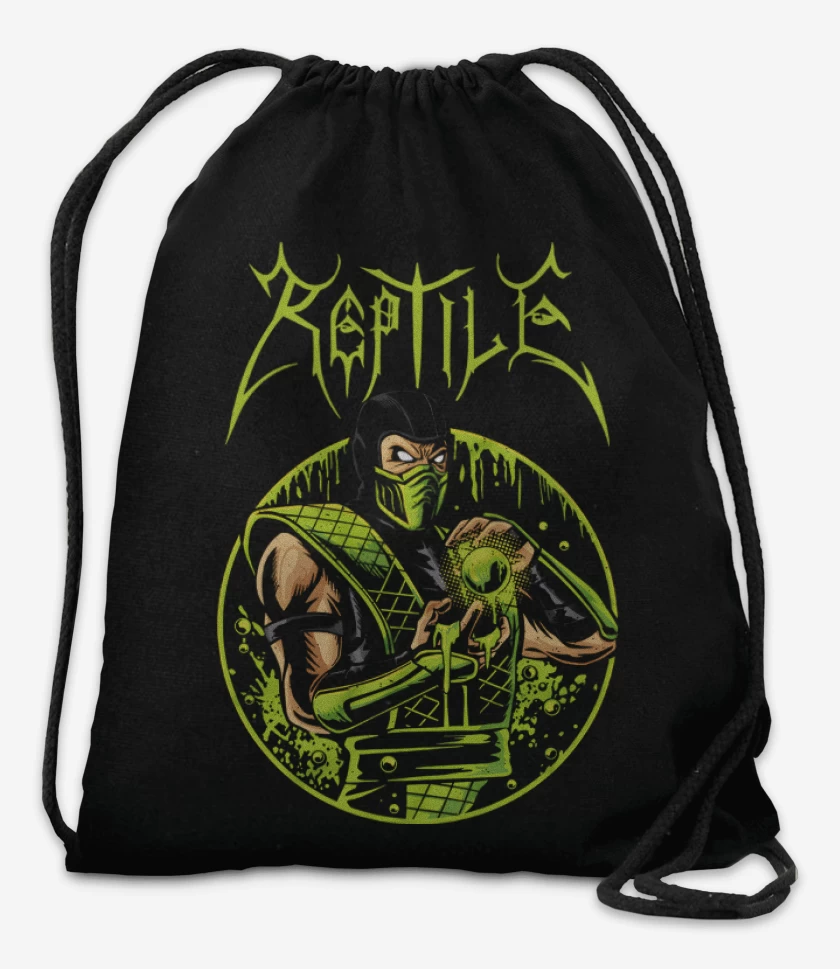 Mochila Negro de Reptile Immortal