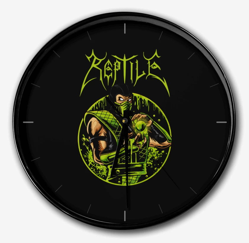 Reloj Negro de Reptile Immortal