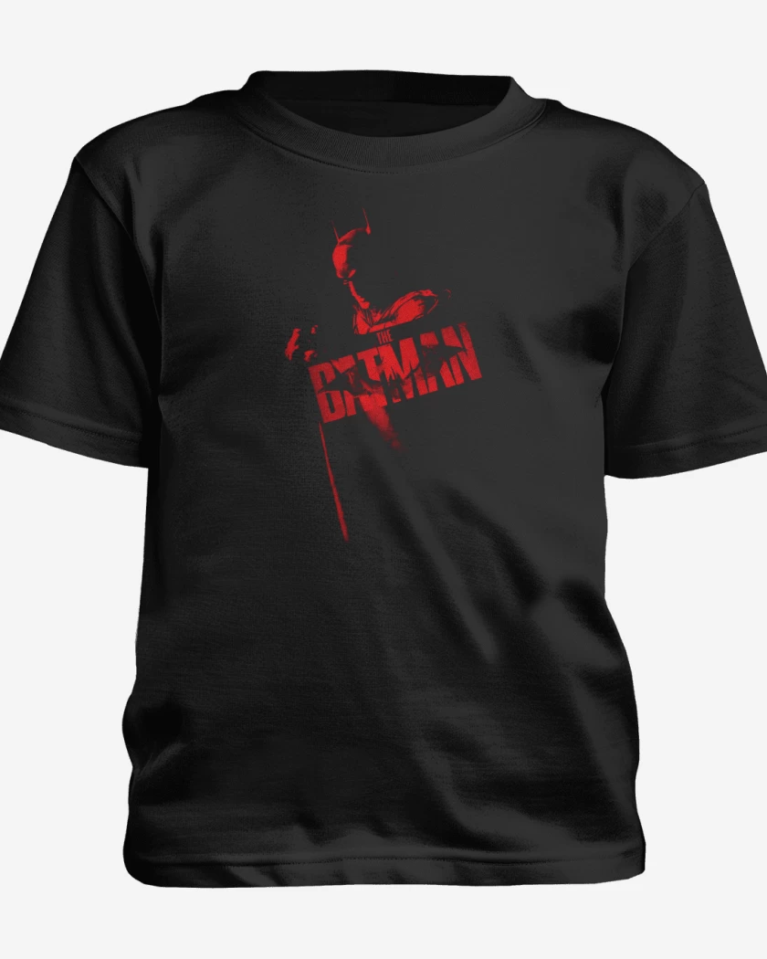 Polera de niño Negro de The Batman 2022