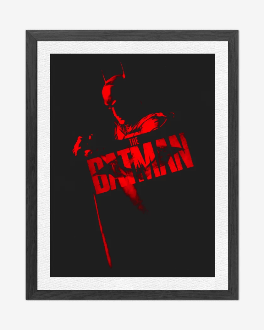 Cuadro decorativo Negro de The Batman 2022