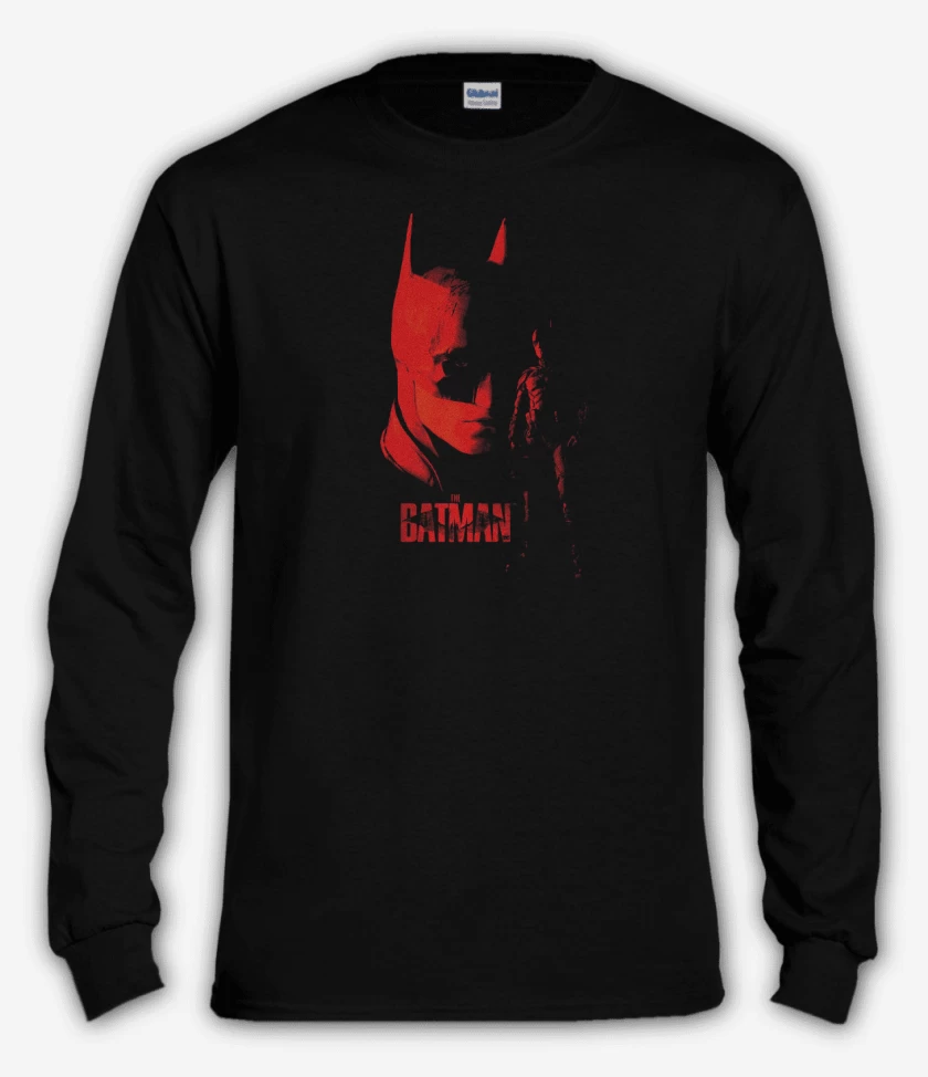 Polera manga larga Negro de The Batman