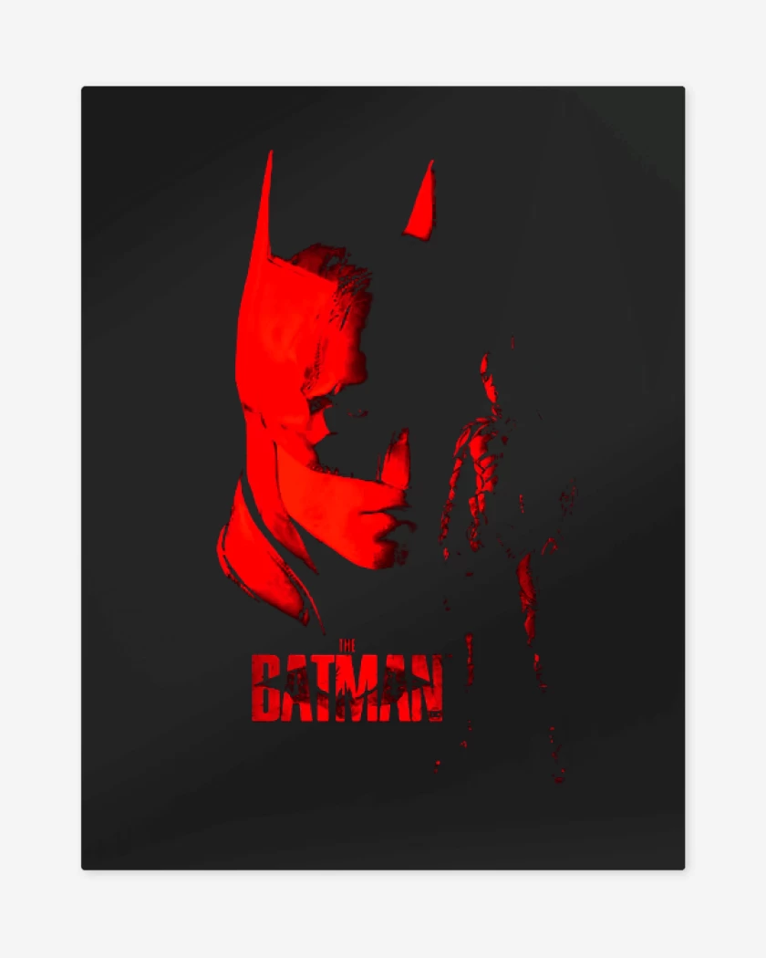 Print metalico Negro de The Batman