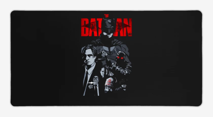 Mouse pad Gamer Negro de The Batman: Movie