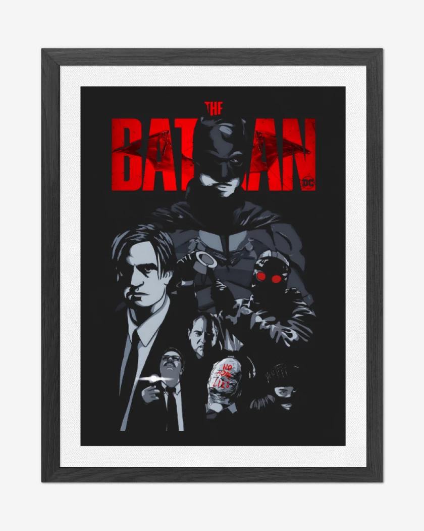Cuadro decorativo Negro de The Batman: Movie