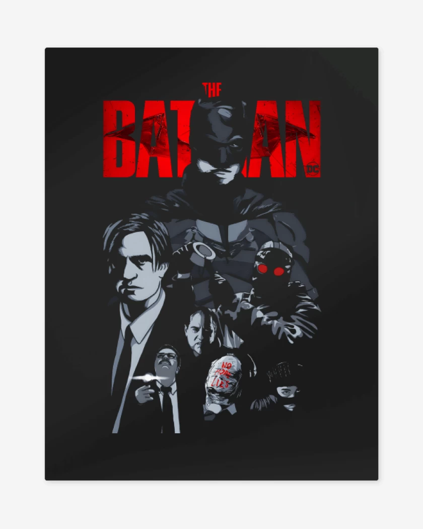 Print metalico Negro de The Batman: Movie