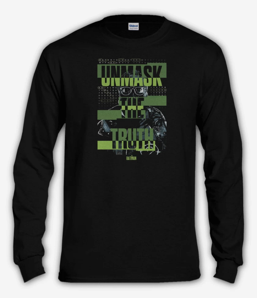 Polera manga larga Negro de Unmask The Truth