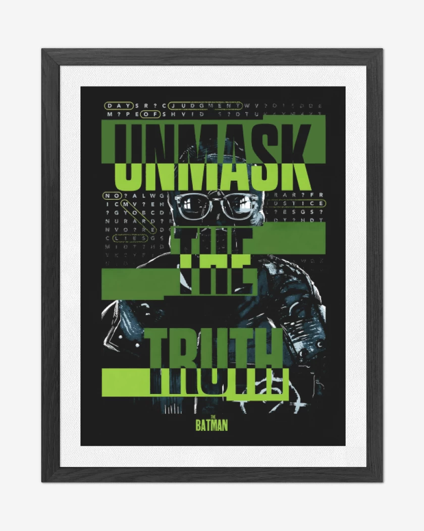 Cuadro decorativo Negro de Unmask The Truth