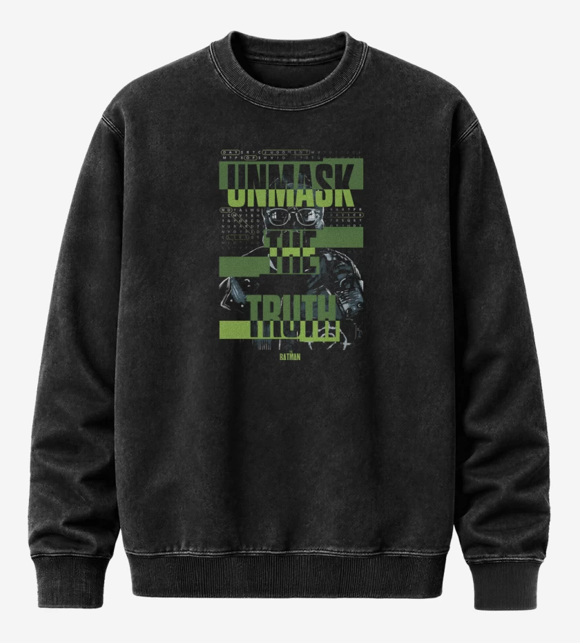 Poleron Polo Acid Wash Negro de Unmask The Truth