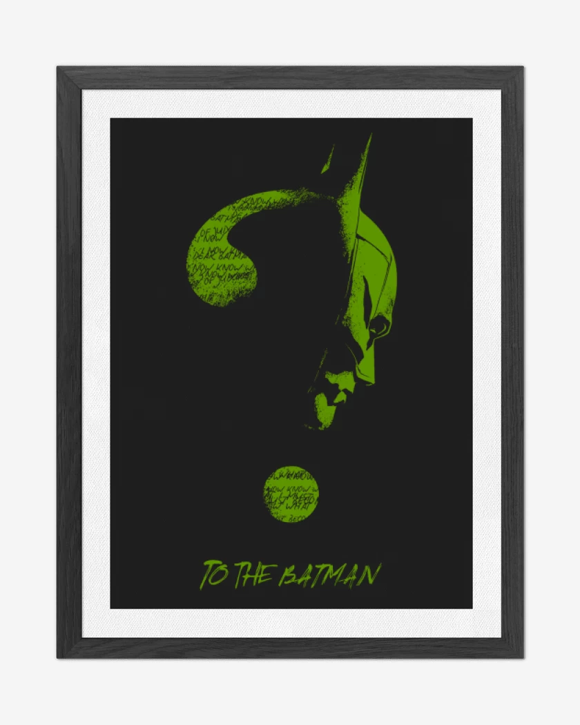 Cuadro decorativo Negro de To The Batman