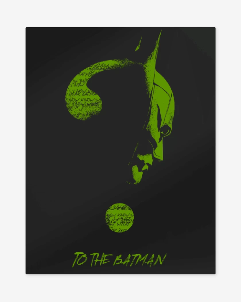 Print metalico Negro de To The Batman