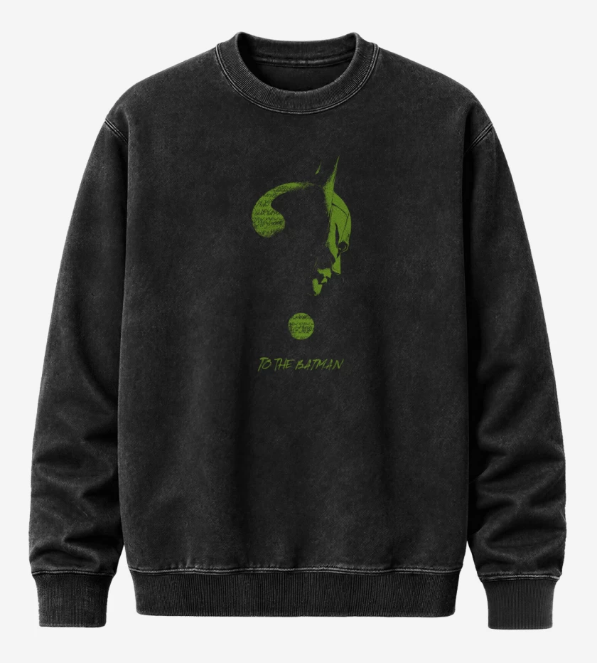 Poleron Polo Acid Wash Negro de To The Batman