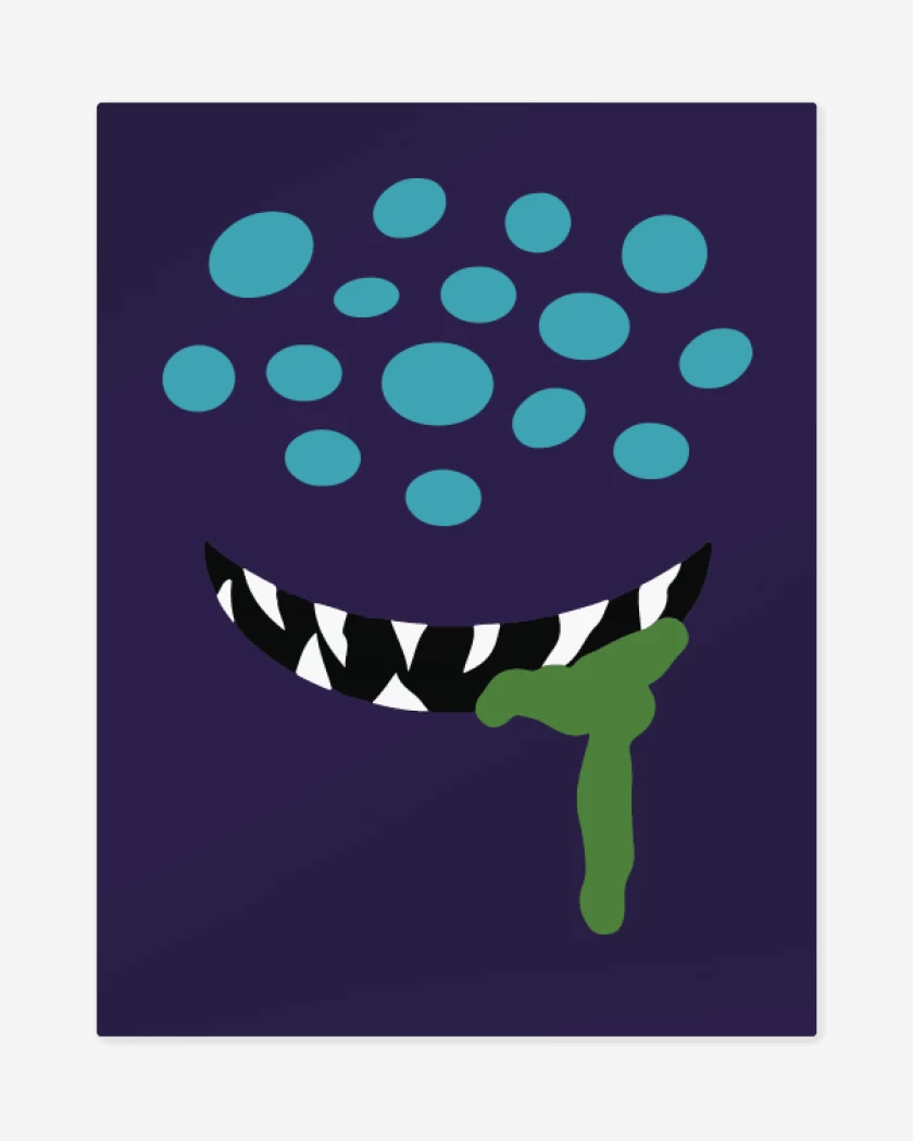 Print metalico Morado de Nashor