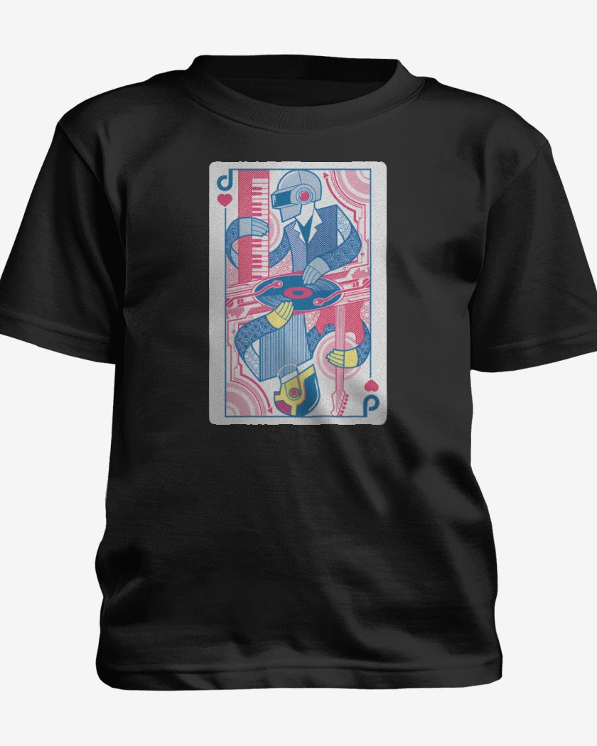 Polera de niño Negro de Daft King