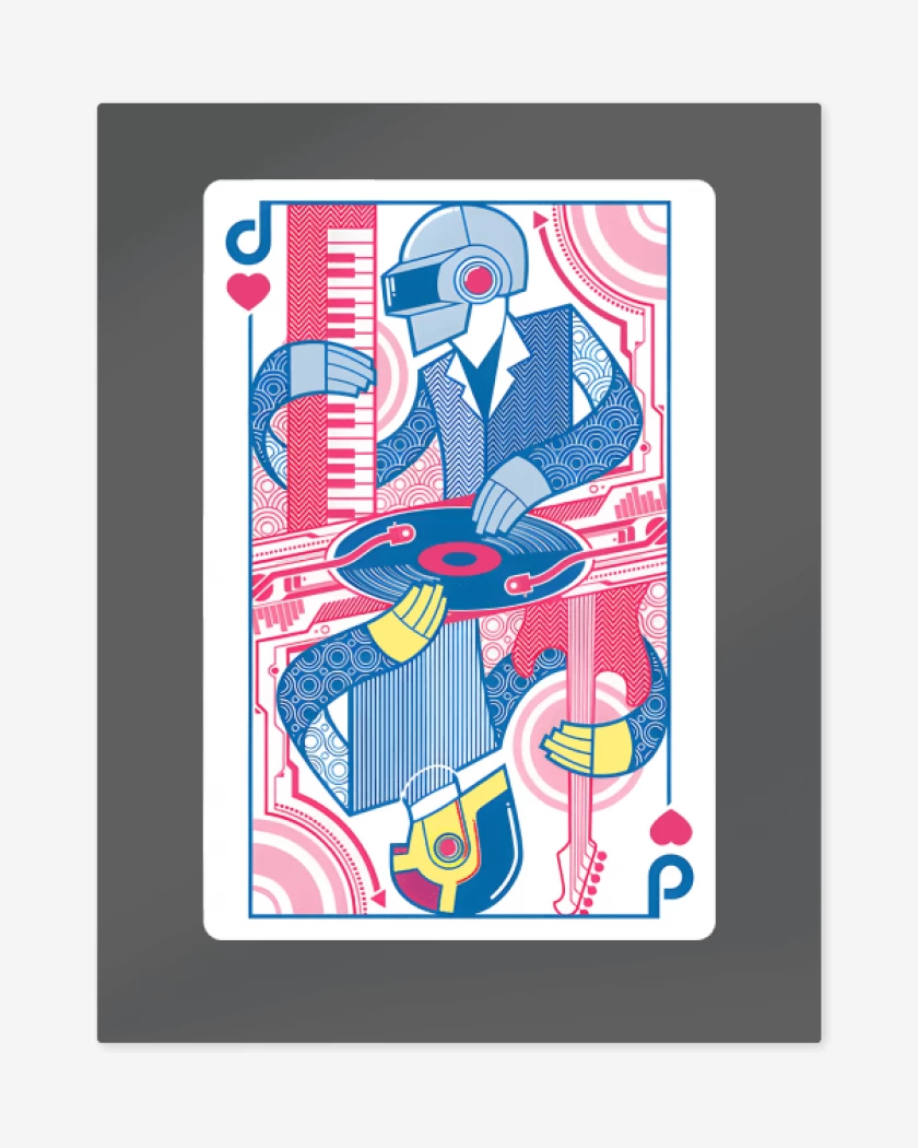 Print metalico Daft King