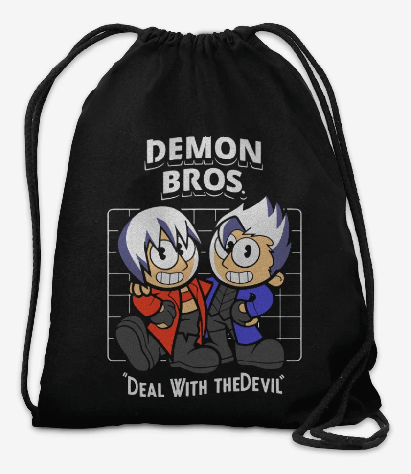 Mochila Negro de Demon Bros