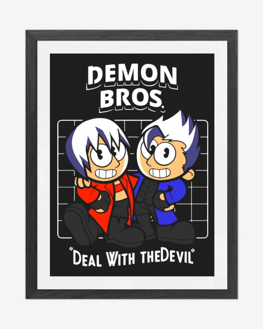 Cuadro decorativo Demon Bros