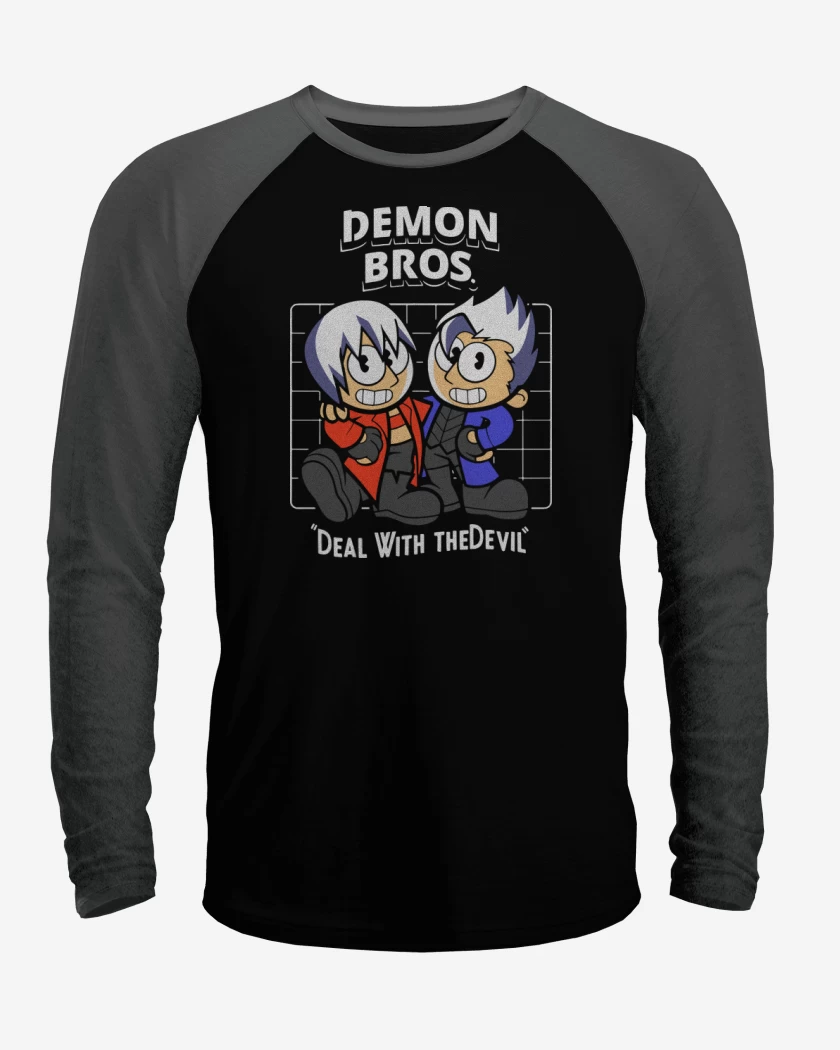 Polera Raglan Demon Bros