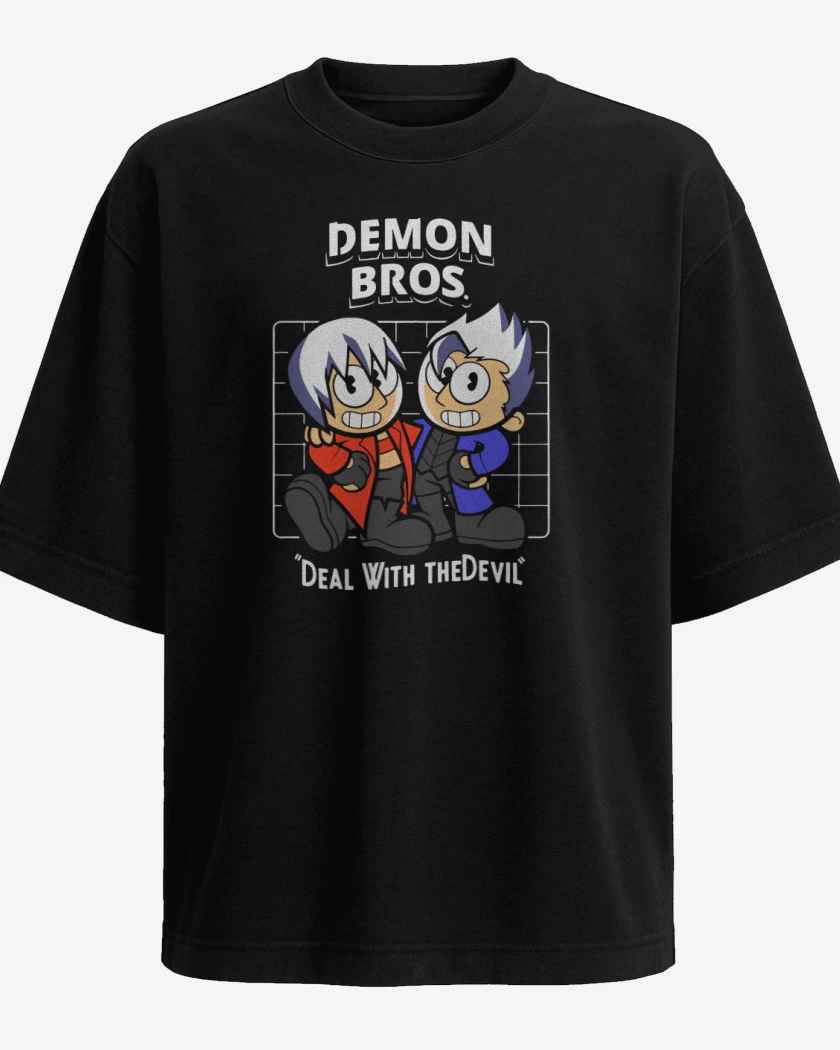 Polera Oversize Demon Bros