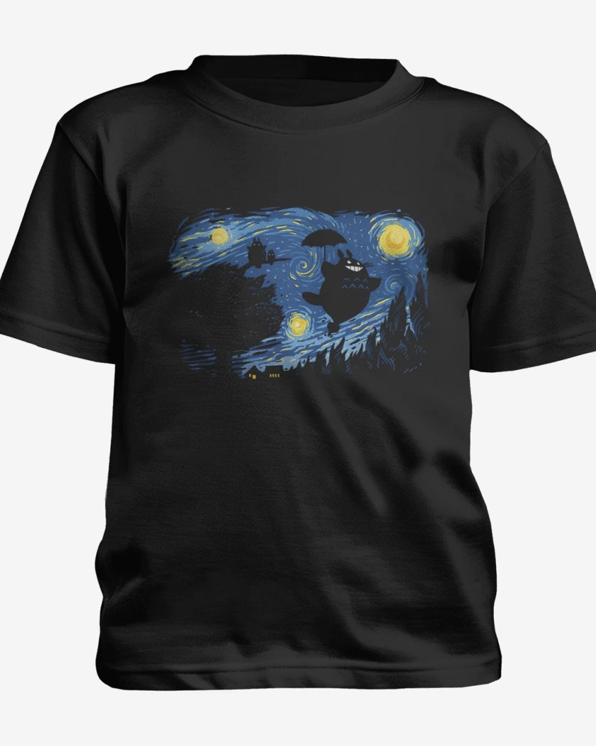 Polera de niño Negro de Van Ghibli