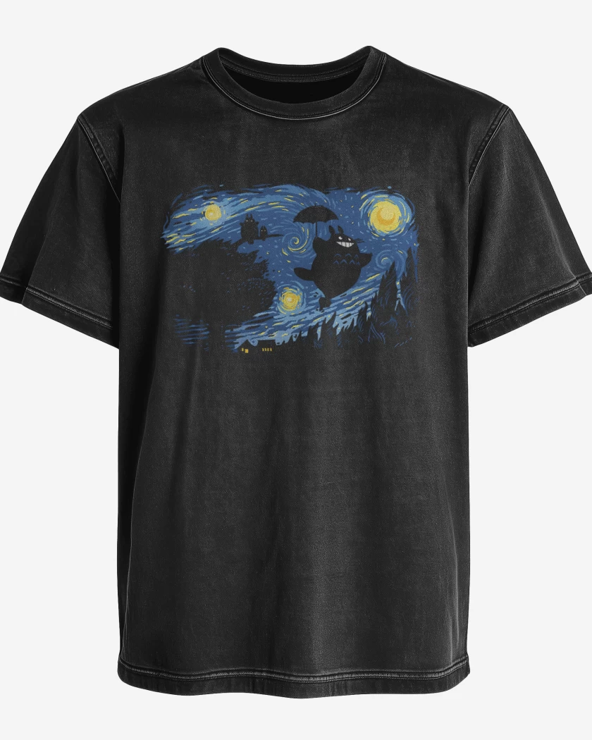 Polera desgastada Van Ghibli